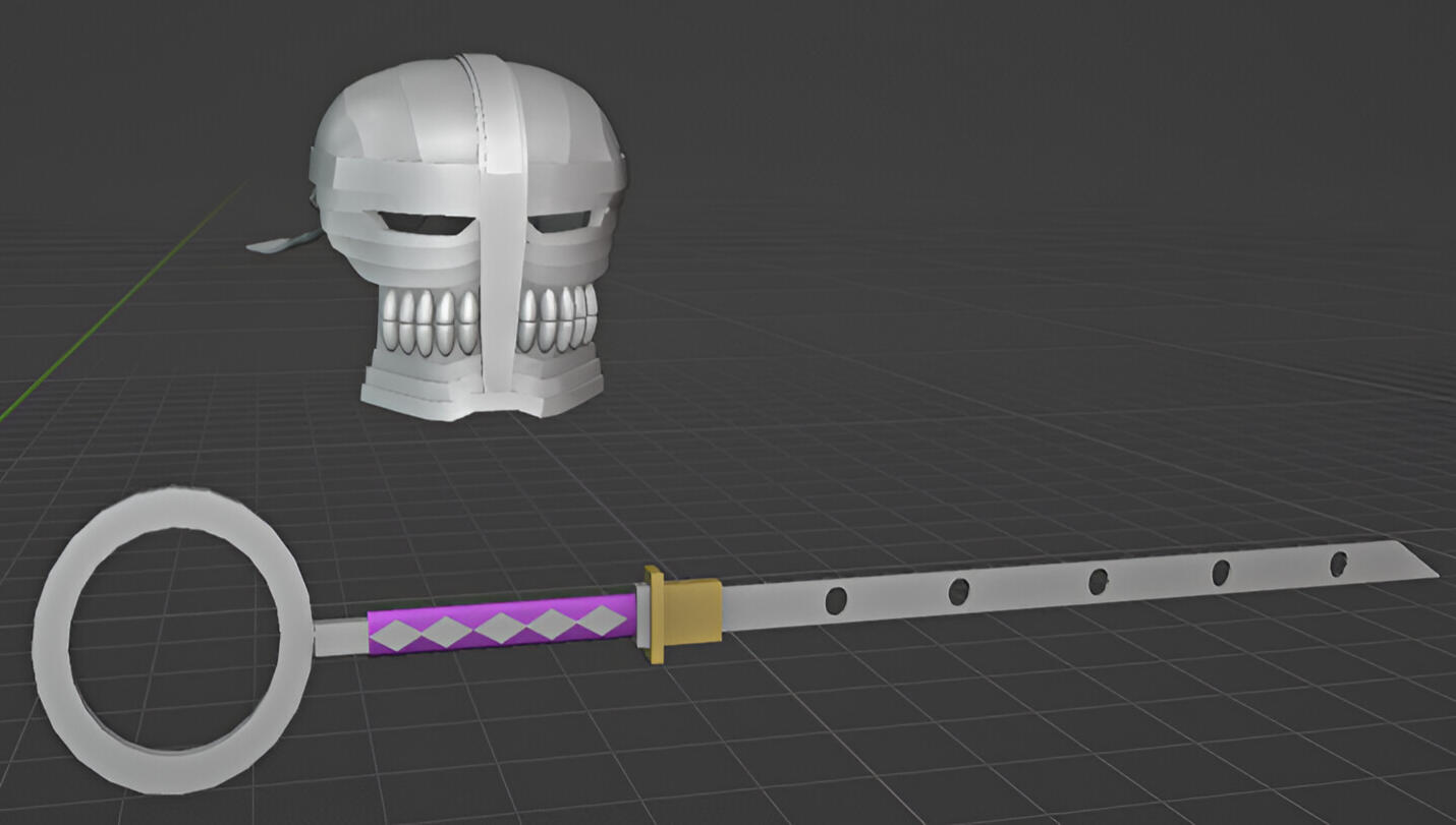 Shinji Hirako's Sword and Mask